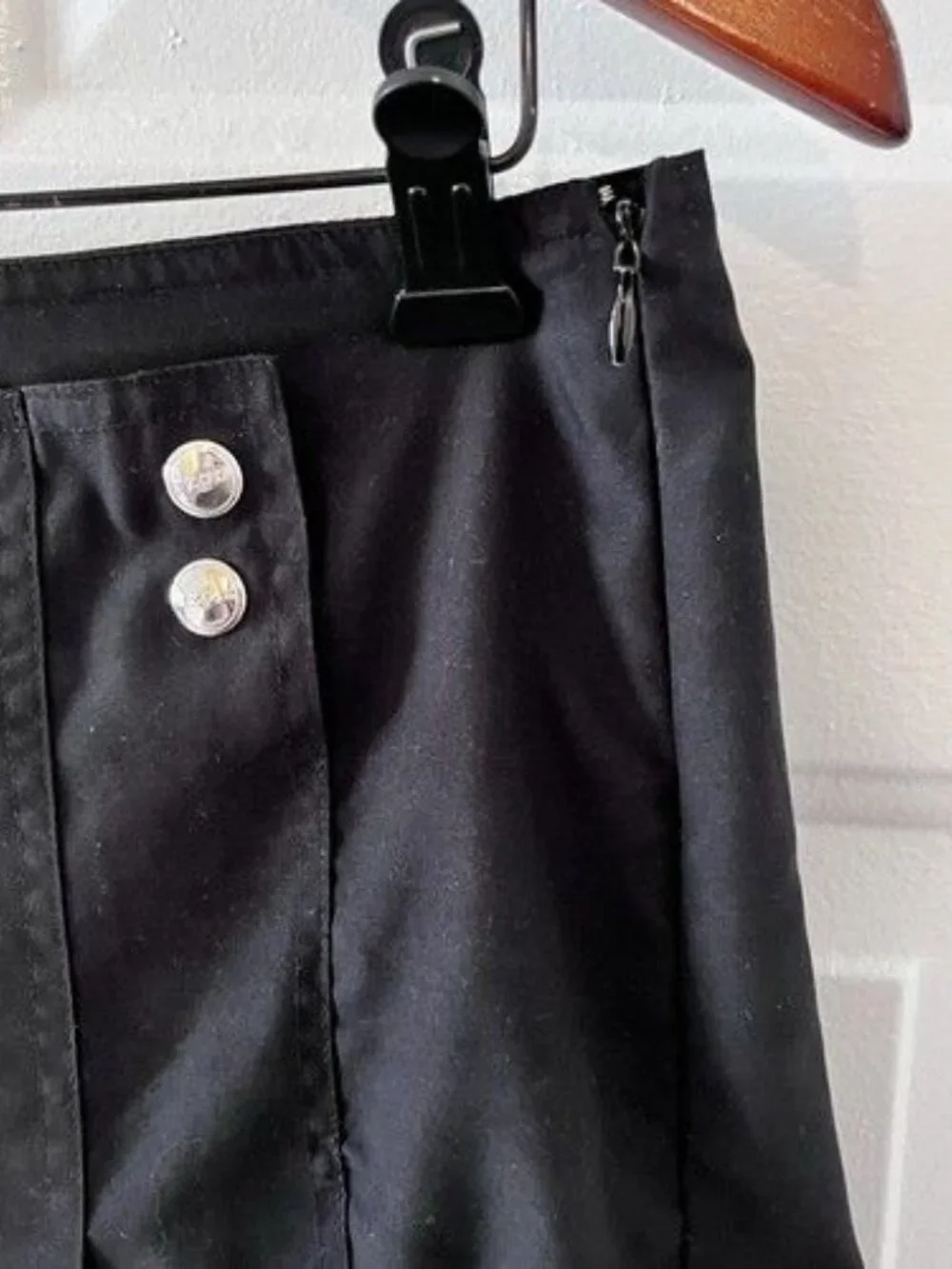 Izod Skort Shorts Womens Size 8 Solid Black 7